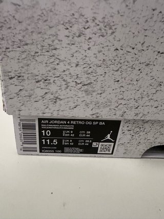 Zapatillas Jordan 4 Nigel Sylvester Talla 44