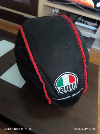Casco Moto AGV Azul Blanco gp tech