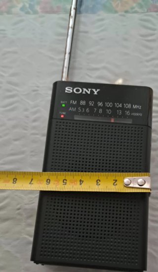 Radio bolsillo Sony AM/FM