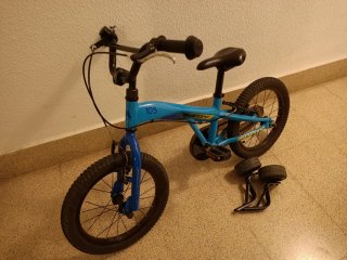 Bicicleta Monty 103 infantil azul