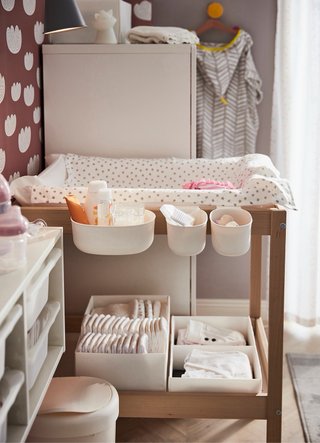 Cambiador Sniglar (Ikea) con cestas