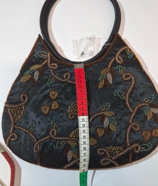 Borsa vintage con perline