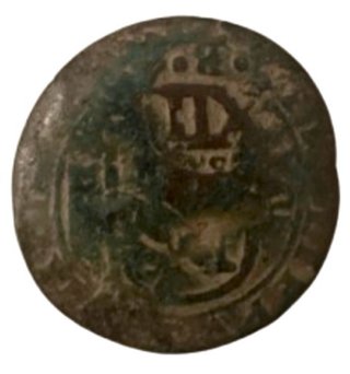 8 maravedís de Felipe III con resellos