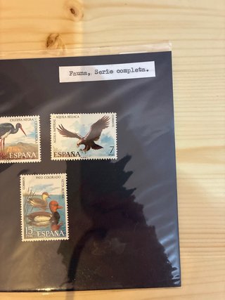 Sellos Fauna España Serie Completa