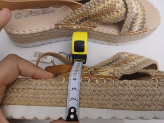 Sandalias cuña esparto nuevas T. 41