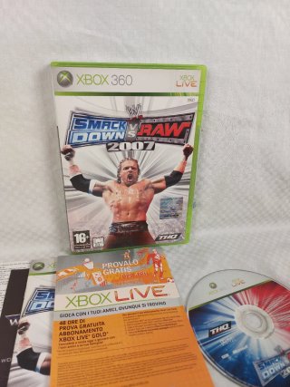 Xbox 360 Smack Down vs Raw 2007 PAL ITA