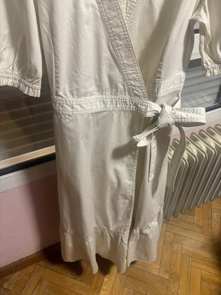Vestido cruzado blanco Pedro del Hierro Talla L