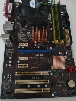 Placa P5KPL + CPU + 8G RAM