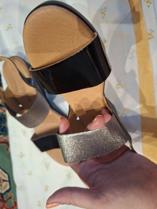Sandalias cuña Clara Rubio