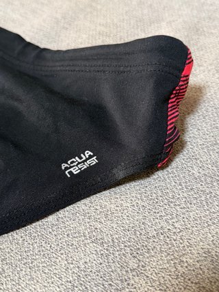 Bañador Nabaiji Talla M Negro y Rojo