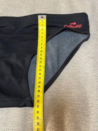 Bañador Nabaiji Talla M Negro y Rojo