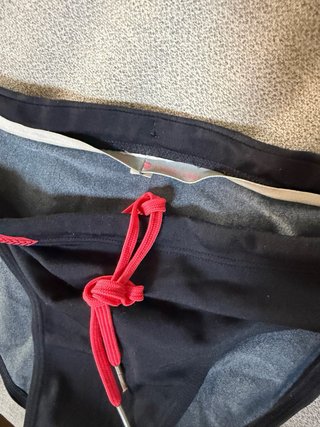 Bañador Nabaiji Talla M Negro y Rojo