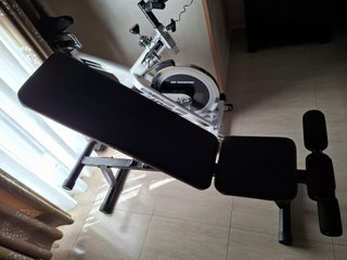 Banco de pesas plegable
