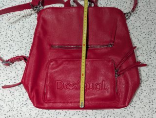 Bolso Mochila Desigual Rojo