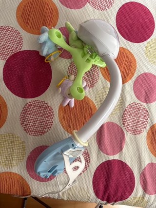 Móvil cuna bebé peluches