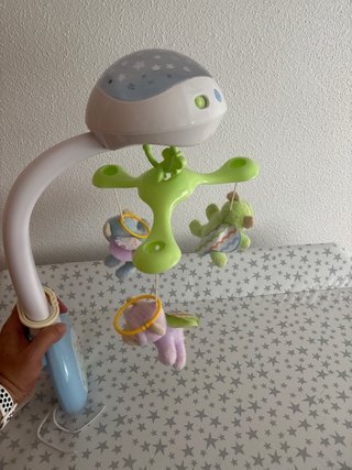 Móvil cuna bebé peluches