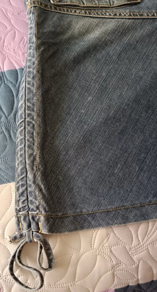 Falda vaquera Zara cargo