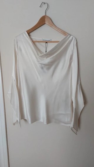 Blusa de seda Adolfo Domínguez nueva T42