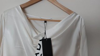 Blusa de seda Adolfo Domínguez nueva T42