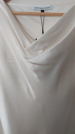 Blusa de seda Adolfo Domínguez nueva T42