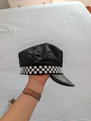 Gorra de disfraz de policía