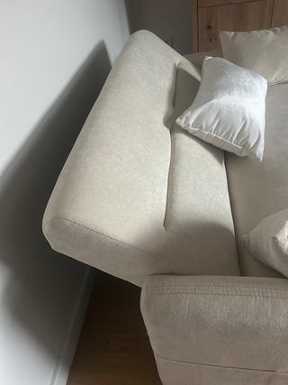 Sofá cama 2 plazas beige