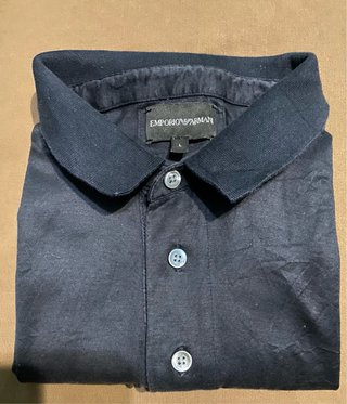 Polo Emporio Armani Azul Talla L