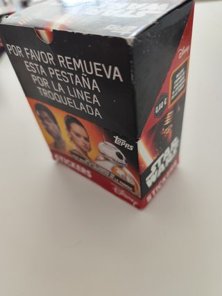 Caja Star Wars Topps Cromos Parte 1