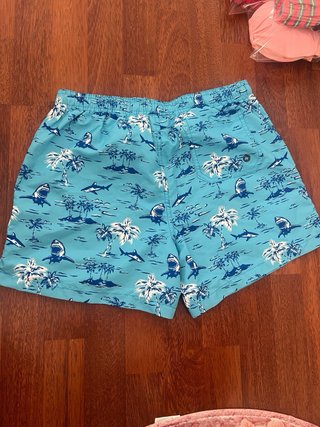 Pantaloncini mare uomo fantasia squali