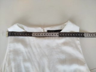 Vestido Zara Gasa Volante Asimétrico Talla M