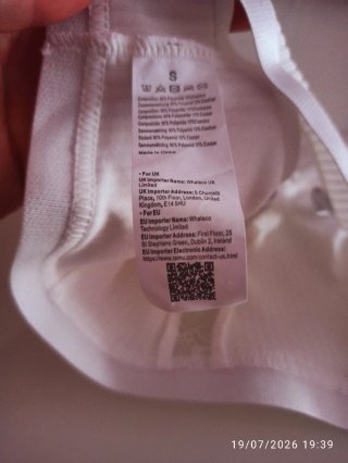 Reggiseno a fascia bianco pizzo
