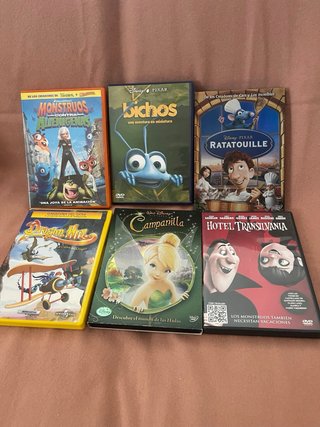 Lote 25 Películas DVD Infantiles Variadas