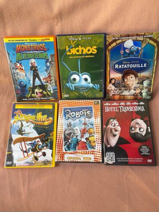 Lote 33 Películas DVD Infantiles Variadas