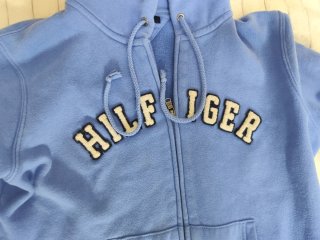 Sudadera Tommy Hilfiger cremallera azul TallaLNiño