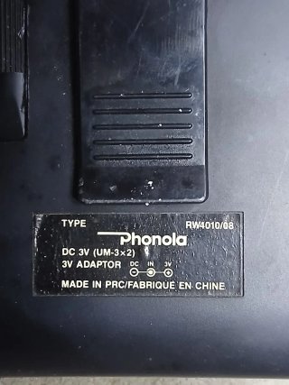 Walkman Stereo Cassette Phonola Auto Reverse