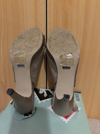 Zapatos de fiesta Menbur plateados