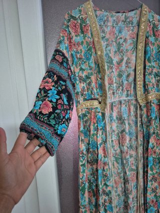Vestido kimono floral verano
