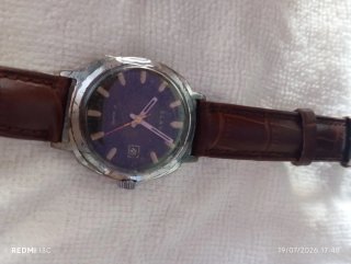 Orologio da polso marrone e beige