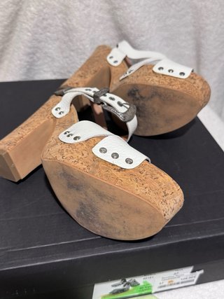 Sandalias plataforma blancas