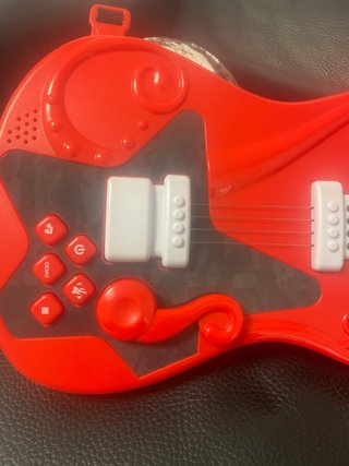 Guitarra Juguete Roja Sonidos Melodías