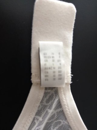 Sujetador encaje blanco 85E