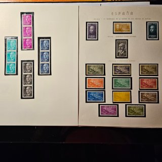 Colección Sellos España 1951-1959 montada