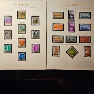 Colección Sellos España 1951-1959 montada