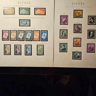 Colección Sellos España 1951-1959 montada