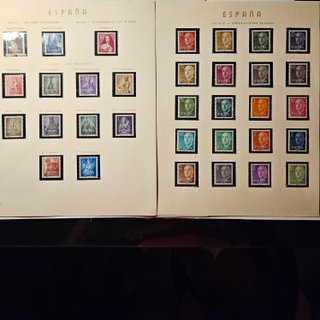 Colección Sellos España 1951-1959 montada