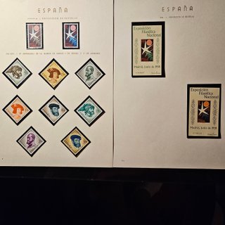 Colección Sellos España 1951-1959 montada