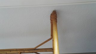 ESTANTERIA 2 BALDAS BAMBU COLGAR PARED