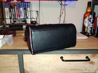 Bolso de mano  Fila Negro y Rosa