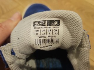 Bambas Munich Azules Talla 35