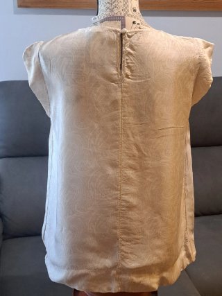 Blusa Verano Mujer Beige Talla Única